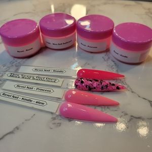 Nail Dip Powder Samples Pinks